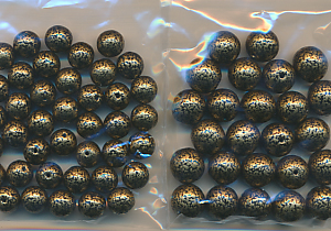 GROSS und klein, Wachsperlen, gold metallic, 65 Stück, 8 +10 mm
