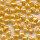 Krepp, Glasperlen, 100 Stück, gold, Herz, Größe 6 mm, Preciosa