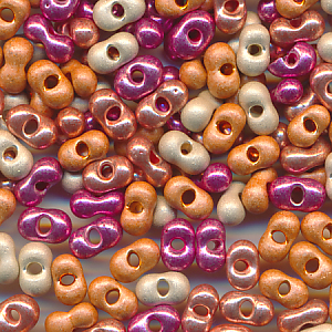 Farfalle pink kupfer silber metallic, Inhalt 15 g, Größe 3,2 x 6,5 mm, Mix Schmetterlinge