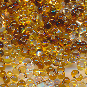 Farfalle gold bernstein, Inhalt 17 g, Größe 2,0 x 4,0 mm, Mix Schmetterlinge