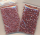 GROSS und klein Rocailles, punch-rosa Silberblatt, Inhalt 16 g, Größe 6/0 + 9/0