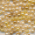 Wachsperlen perlmutt pastell gold, Inhalt 100 Stück, Größe 4 mm, Glas böhmisch, Mix